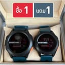 (M19) ซื้อ 1 แถม 1 นาฬิกาคู่รัก Sport Wei ทรงกลม ใหญ่-เล็ก ดิจิตอล กันน้ํา (12 สี)