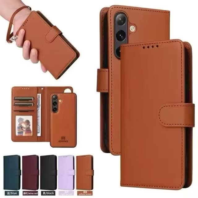 เคสฝาพับ ล็อค สําหรับ Samsung A07S A57 A37 S25FE A07 A17 A06 A16 A56 A36 A26 A55 A35 A25 A15 A05 A05S A54 A34…