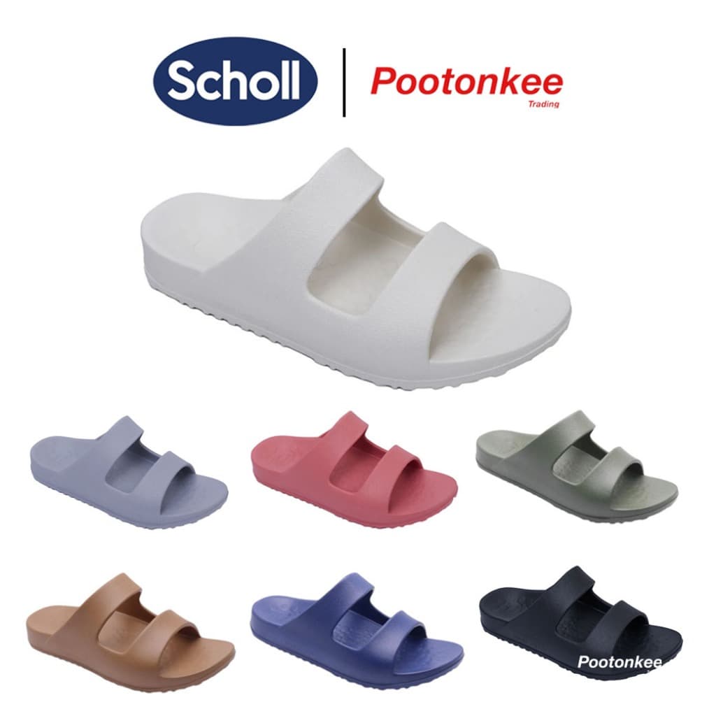 Scholl รองเท้าสกอลล์-ไบโอ โซนิค Biom Sonic รองเท้าแตะคีบ สําหรับผู้ชายและผู้หญิง รองเท้าสุขภาพ รองรับอุ้งเท้า