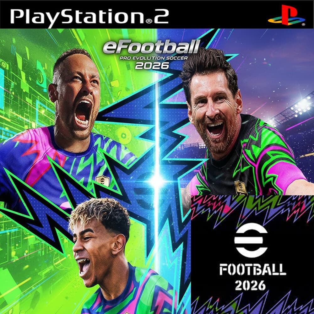 แผ่นเกมส์ PS2 (คุณภาพ) (ส่งไว) Pro Evolution Soccer 2026 (eFootball) อัปเดตฤดูกาลล่าสุด!