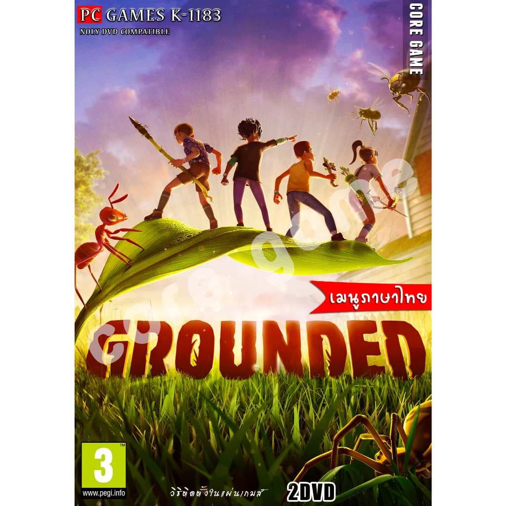 Grounded (เมนูภาษาไทย) แผ่นและแฟลชไดร์ฟ เกมส์ คอมพิวเตอร์ Pc และ โน๊ตบุ๊ค