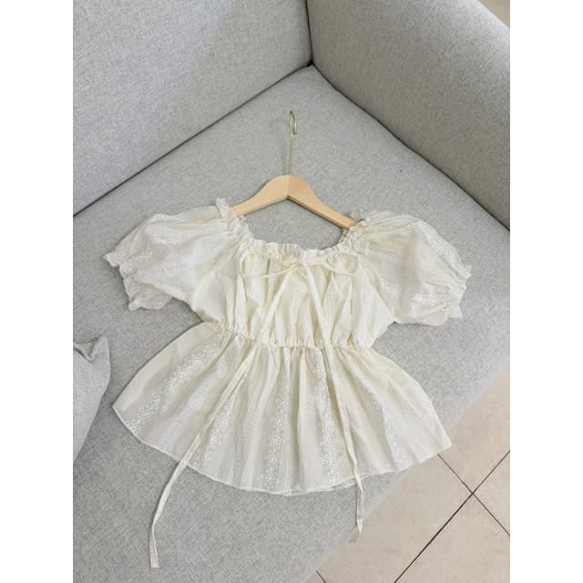 เสื้อแขนตุ๊กตามี2ไซส์ **อ่านรายละเอียดก่อนกดสั่งซื้อนะคะ**ส่งฟรี งานใหม่ล่าสุดใส่สบายมาก(รหัสJ45)ขายดีมากในตต.…