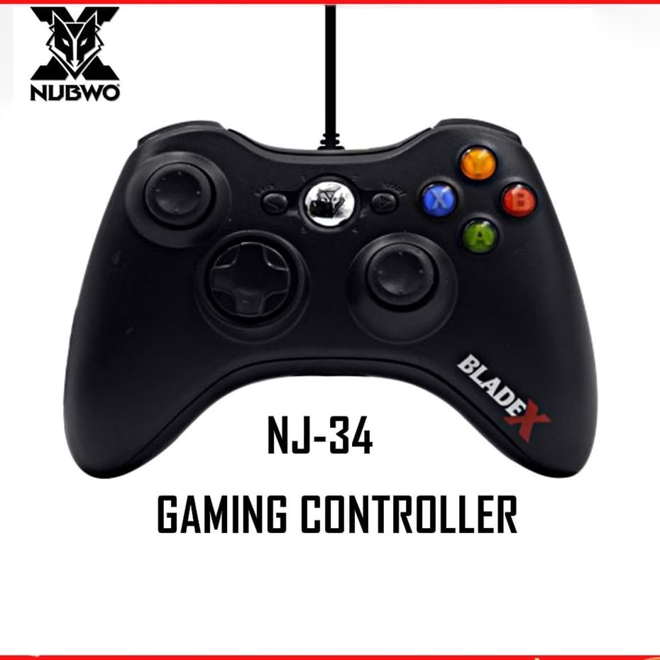 จอยเกมส์ Nubwo (NJ-34) Blade X Joy stick Gaming Joy Controller จอยเกมมิ่ง สําหรับคอมพิวเตอร์ NJ34