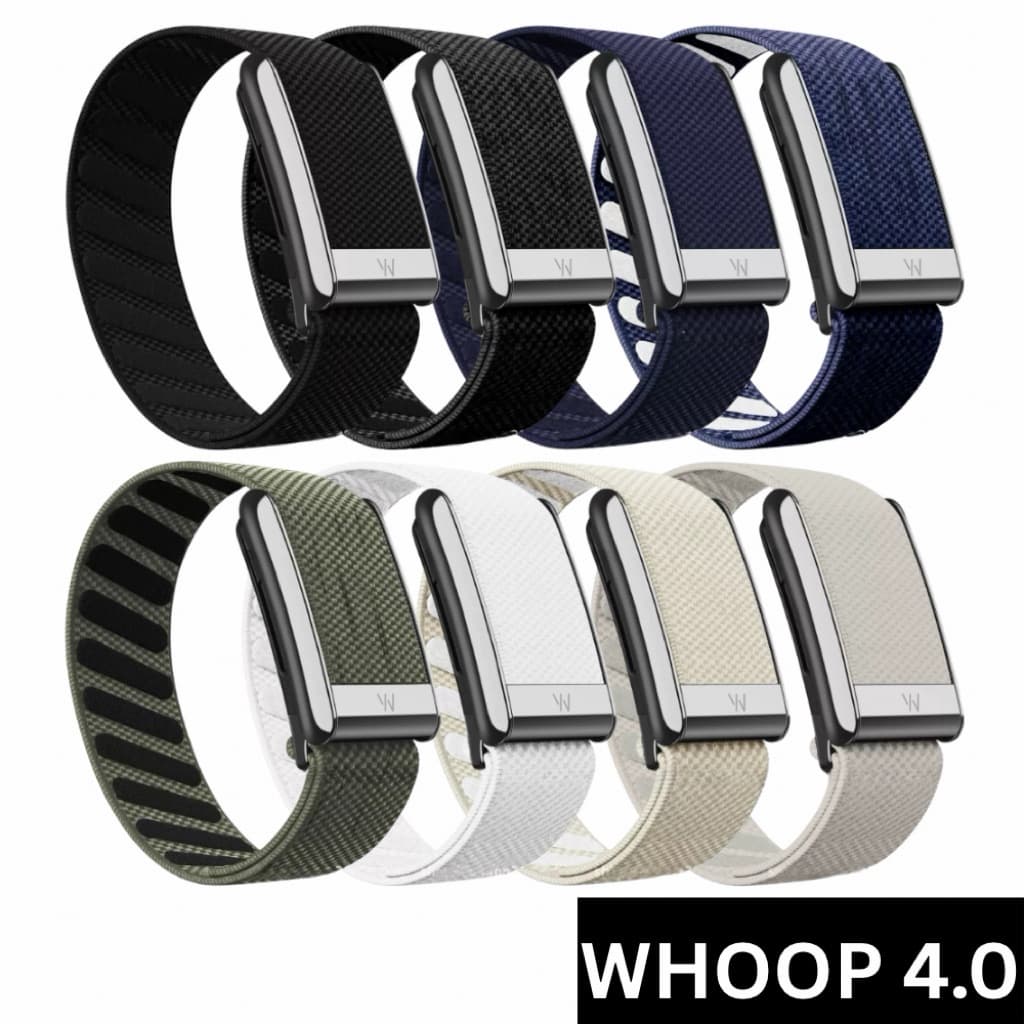 หมดไว!【⚠️WHOOP4.0และLOOPเท่านั้น!!!! ขอบเงินเงา! สาย Whoop 4.0 +โลโก้W🇺🇸 สายWhoop 4.0 (Whoop5.0 ใส่ไม่ได้)…