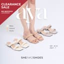 🚗 ส่งด่วน กทม - AYA รองเท้าส้นสูง 1 นิ้ว [Sz.36 - 43] หนังถัก นิ่ม น่ารักน้าา