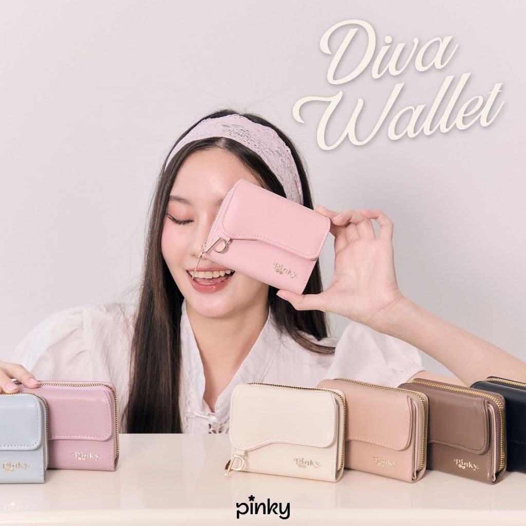 Diva Wallet กระเป๋าสตางค์ใบสั้นสีมงคลตามวันเกิด แบ่งช่องการใช้งานมาให้