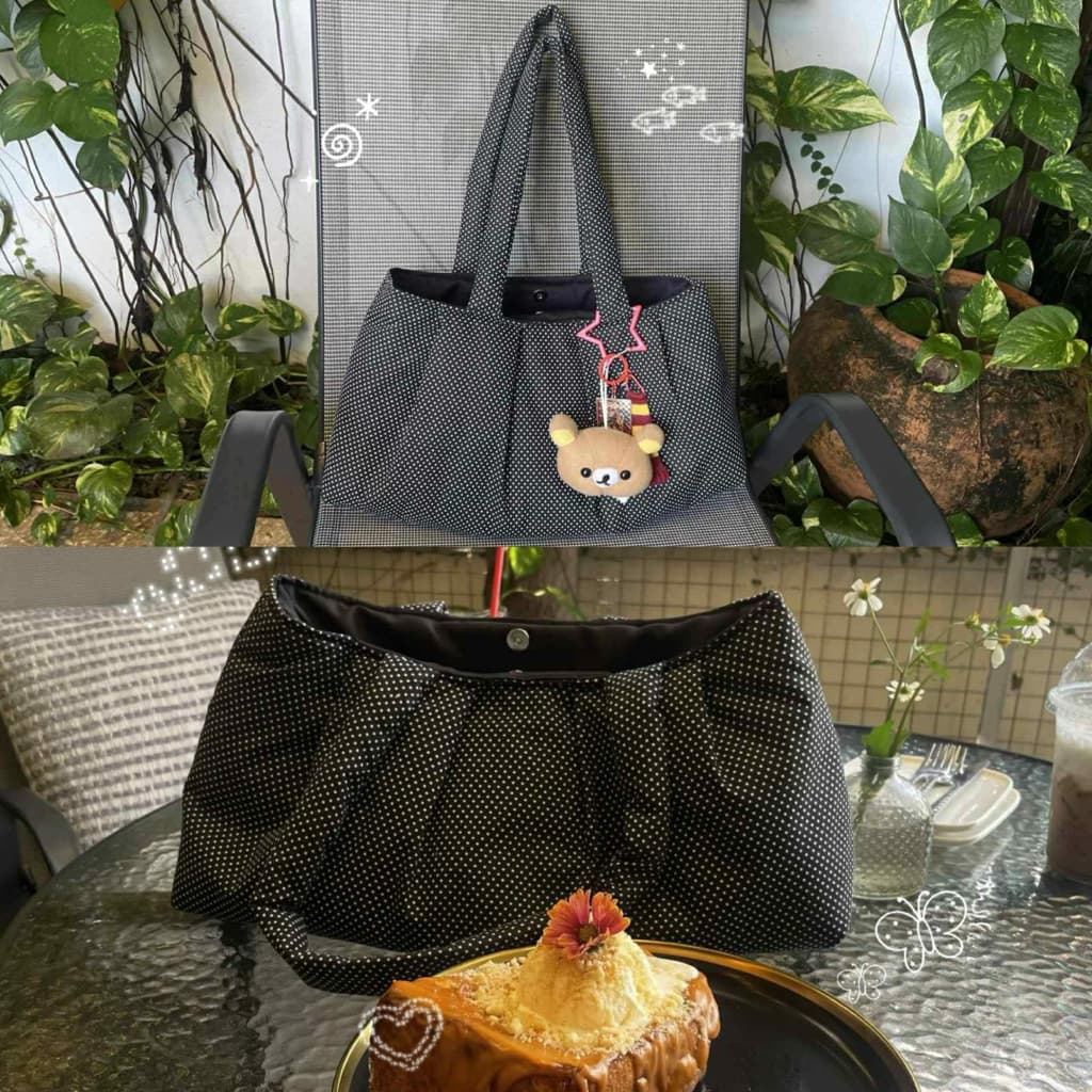 Riko Tote bag กระเป๋าผ้าคอตตอนสะพายข้าง