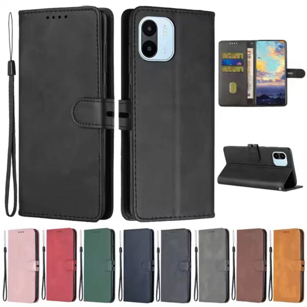 เคสฝาพับหนัง สําหรับ Xiaomi Redmi A1 A2 A1Plus A2Plus เคสกันกระแทกฝาพับ พร้อมช่องใส่บัตร รูปที่ 1