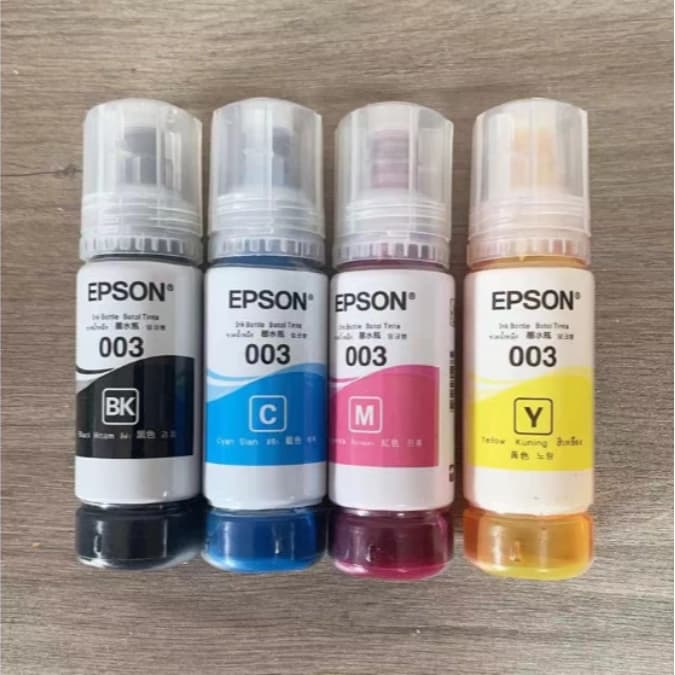 หมึก Epson 003 แท้💯% Epson L3110 / L3150 / L5190/L3210/L3216/L3250/L3256/L5290/L5296(สามารถออกใบเสร็จได้)