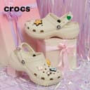 OUTLETS 🇺🇸 นําเข้าจากอเมริกา สินค้าขายดี Cr0cs Classic Platform Clog รองเท้าแตะ พื้นหนา 206750