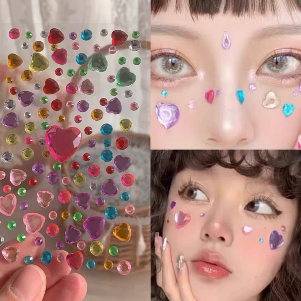 💥จัดส่งไว💥(ST-30)สติกเกอร์ตกแต่งนูน3Dหลากสีขนาดกลางและใหญ่
