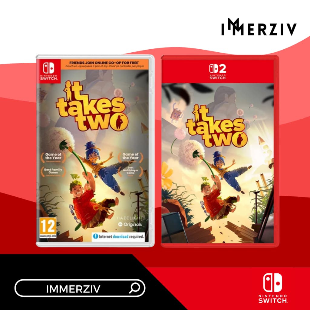 (พร้อมส่ง) SWITCH IT TAKES TWO (GAME KEY CARD) (GAME) (ENG) (BY IMMERZIV)