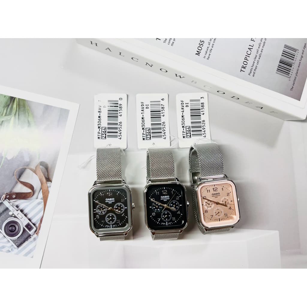 Casio ของแท้รุ่น MTP-M306M สําหรับข้อมือชาย-และหญิง
