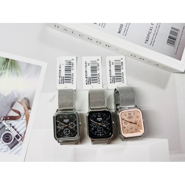 Casio ของแท้รุ่น MTP-M306M สําหรับข้อมือชาย-และหญิง