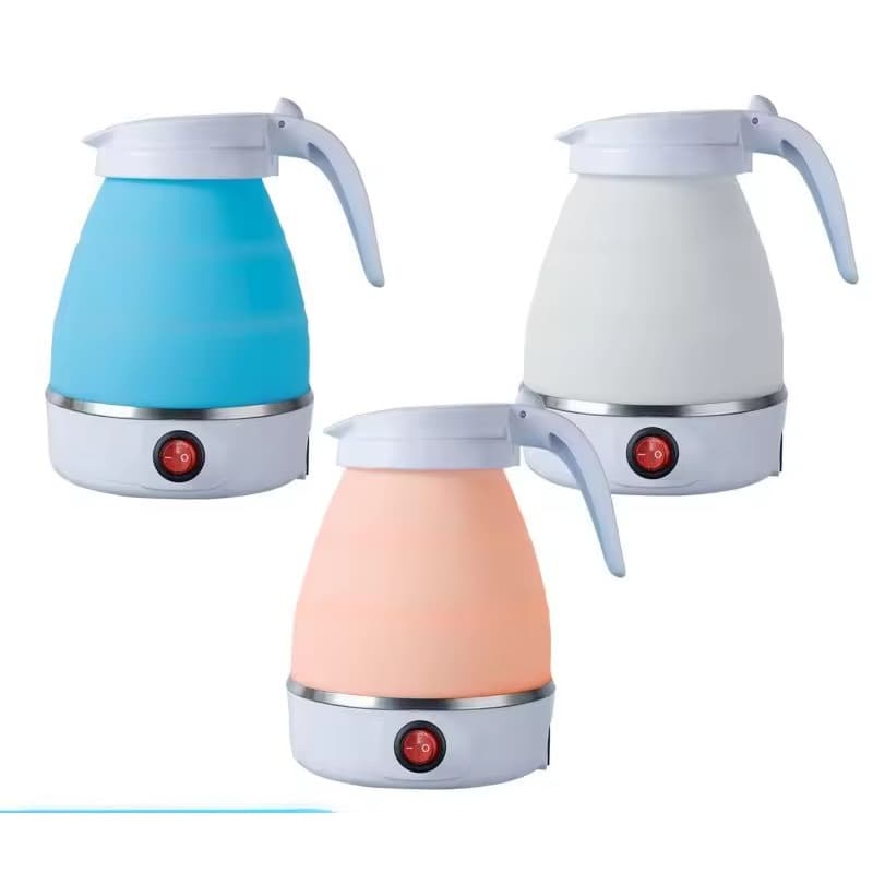 กาน้ําร้อน กาต้มน้ํา ขนาดพกพา กาพับได้ Travelling Folding kettle 600มล. มี 3 สี สินค้าพร้อมส่ง
