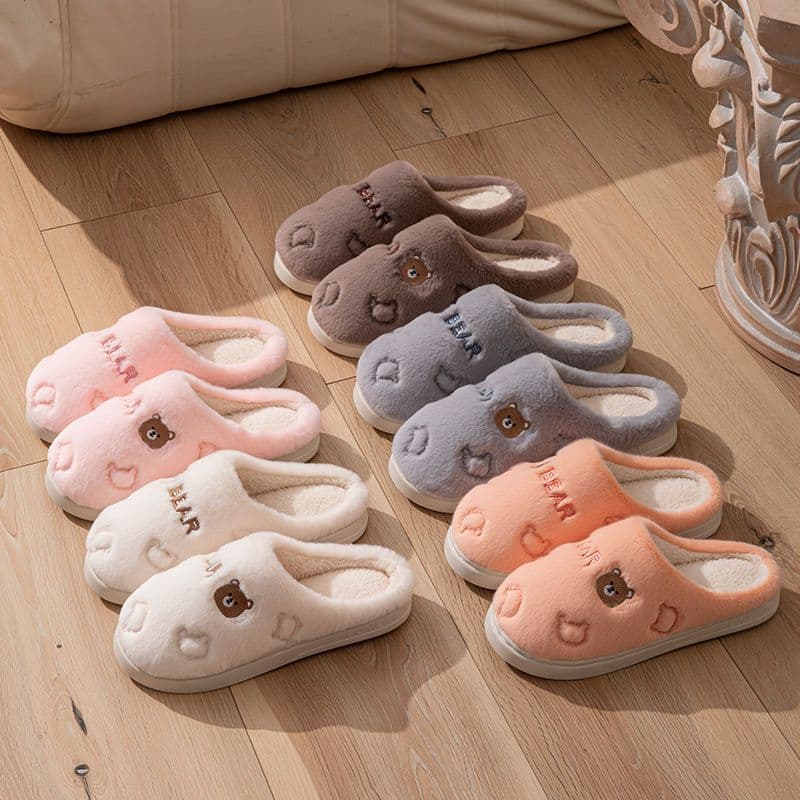 HOME818 รองเท้าใส่ในบ้าน รองเท้ากํามะหยี่ สลิปเปอร์ PVC พื้นยาง กันลื่น สไตล์เกาหลี NO.T812 แนะนําเพิ่ม2ไซส์…