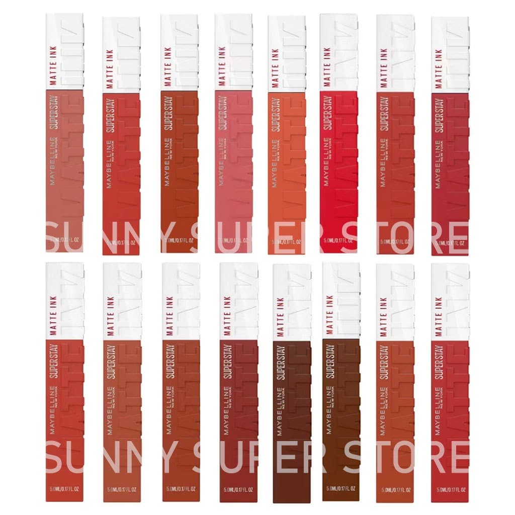 Maybelline New York Superstay Matte Ink Liquid Lipstick 5ml เมย์เบลลีน นิวยอร์ก ลิควิดลิปสติก