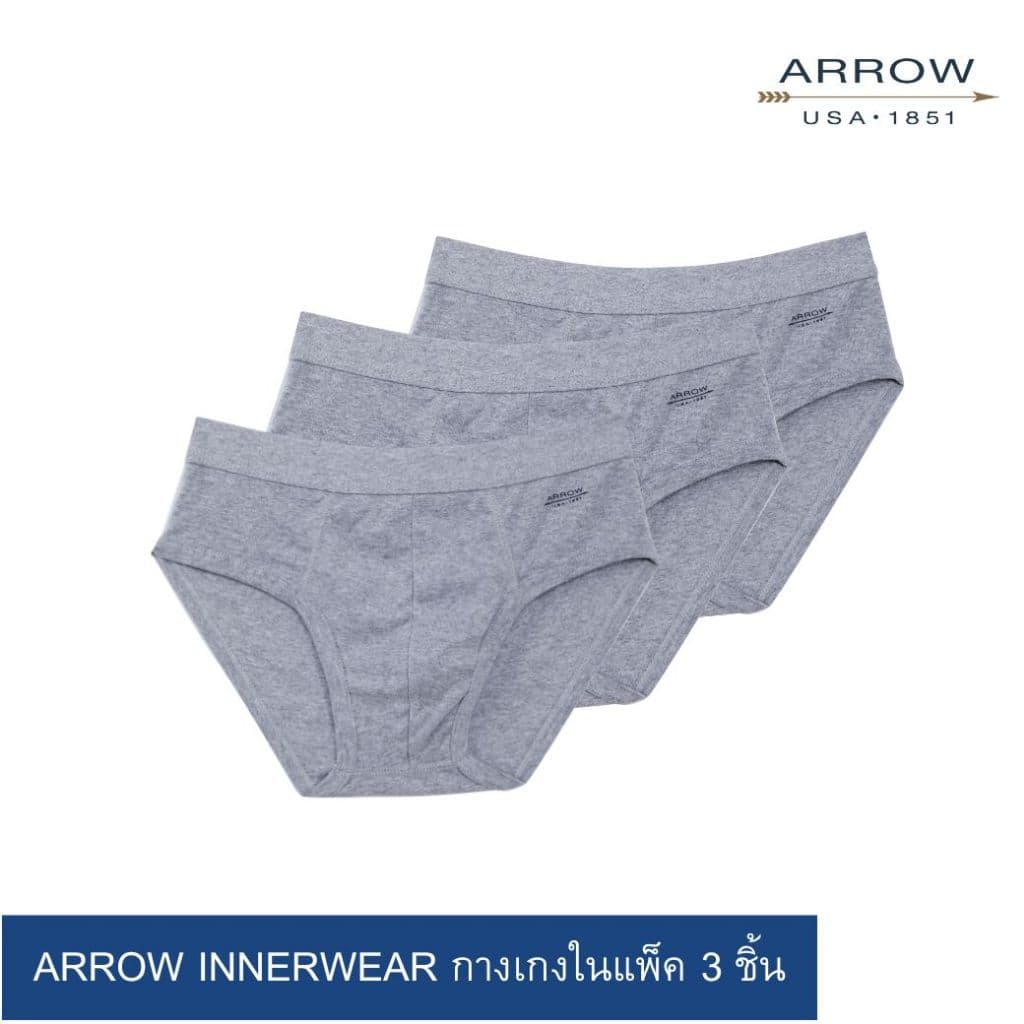 ARROW COTTON RIB (PACK 3ตัว) กางเกงในชาย แพ็ก 3 ตัว มี 3 สีให้เลือก รุ่น MXWH93C รูปที่ 1