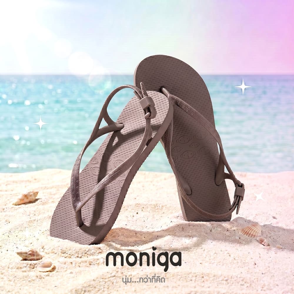 MONIGA รุ่น Maldives-S รองเท้าแตะหูคีบรัดส้น รูปที่ 1
