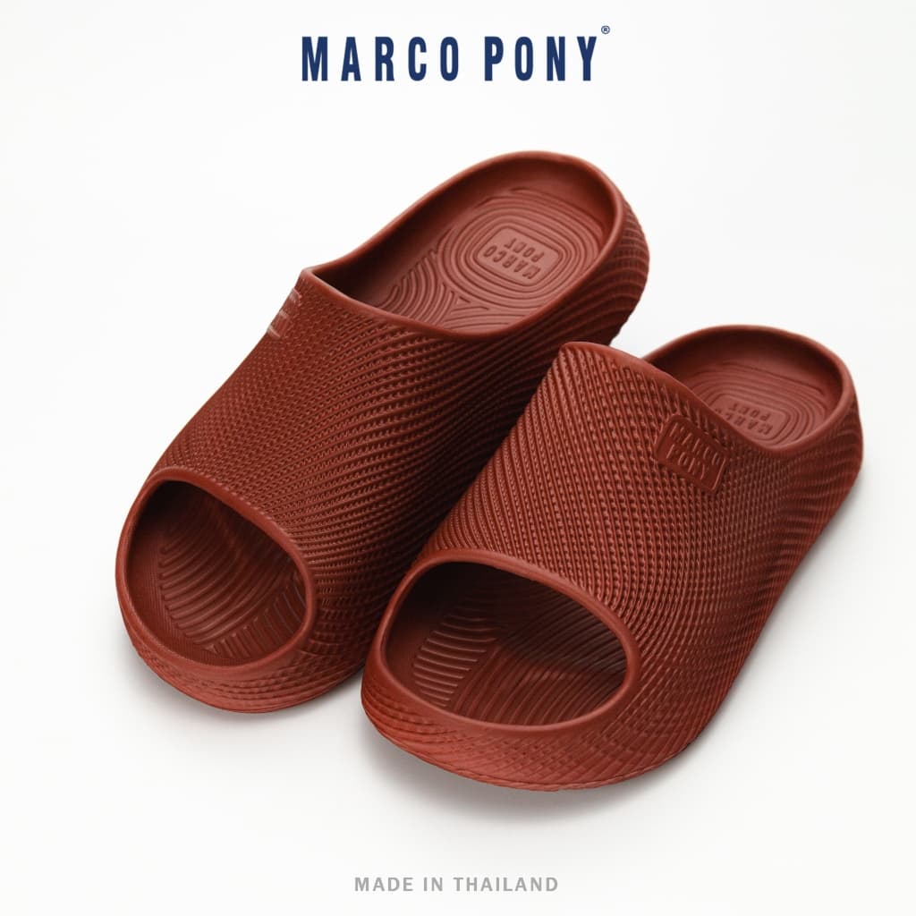 Marco Pony รองเท้าแตะ รองเท้าแฟชั่น วัสดุ EVA ดีไซน์มินิมอล พื้นหนานุ่มกันลื่น ใส่ลุยน้ําได้ MH9040