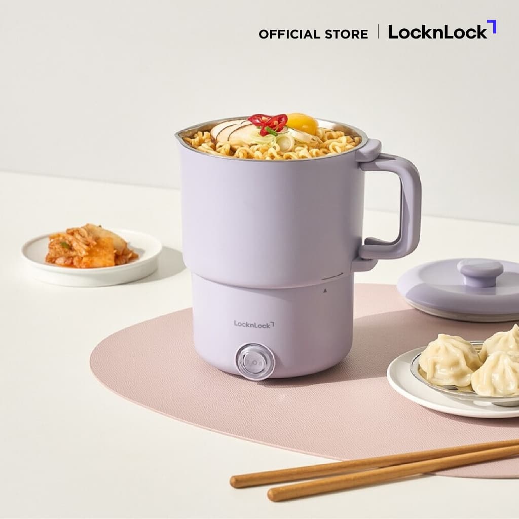 LocknLock หม้ออเนกประสงค์ Multi Cooker Essentail ความจุ 0.8L. รุ่น EJK813PUP