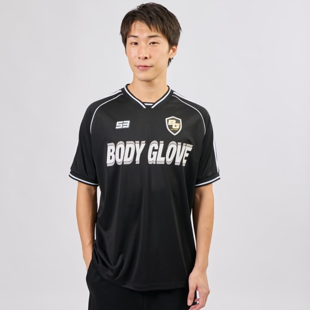 BODY GLOVE SC Essential Soccer Tees เสื้อยืดแขนสั้น ผู้ชาย สีดํา