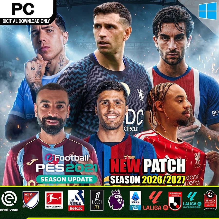 PES 2021 Patch 2026-2027 v1.0 [PC] อัพเดตล่าสุด เมนูภาษาไทย (แฟลชไดร์ฟ 64GB)