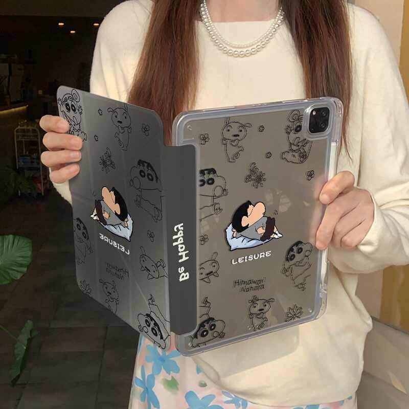 เคสป้องกัน iPad แบบพับได้ 3+Y for Gen11 A16 Gen10 Air8 Air7 Air6 Air4 Air5 10.9 ​​Gen 7/8/9 10.2…