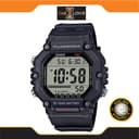 Casio รุ่น AE-1600H-1AV นาฬิกาข้อมือผู้ชาย สายเรซิน - สีดํา