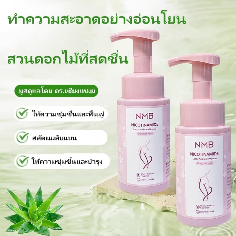 NMB โฟมทําความสะอาดจุดซ่อนเร้น สูตรสมุนไพร ทําความสะอาดอย่างอ่อนโยน ผลิตภัณฑ์ดูแลประจําวัน