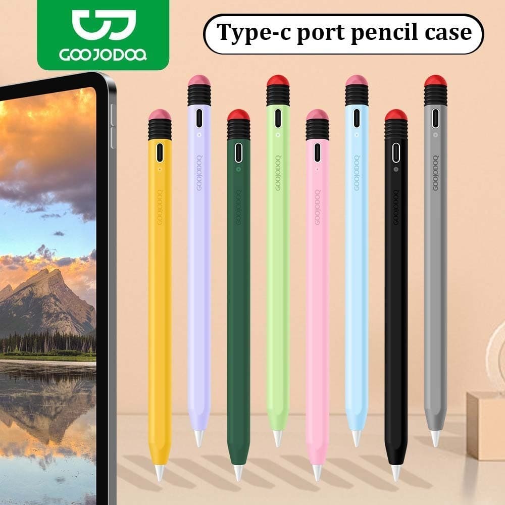 GOOJODOQ สไตลัสกรณี Stylus ซิลิโคนสําหรับ For lpad ดินสอ 1 2 และ Gd12 Gd11 Plus
