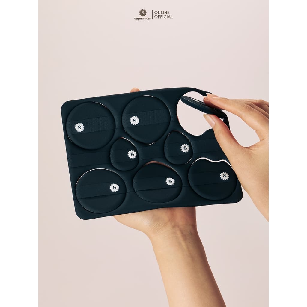 SUPERMOM l 134 Essential Puff Kit เซ็ตพัฟคุชชั่น รองพื้น คอนซีลเลอร์ แบบแกะใช้ จํานวน 8 ชิ้น(พัฟ8เซียน)