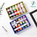 ด้ายเย็บผ้า 40/2 หลอดเล็ก กล่อง 12 หลอด สีขาว สีดํา คละสี
