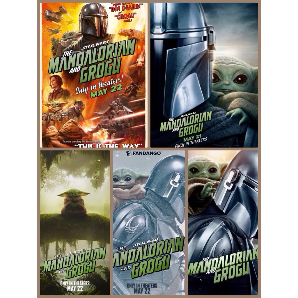 โปสเตอร์หนังฝรั่ง Star Wars: The Mandalorian and Grogu ขนาด 11.5 X 16.5 (A3)