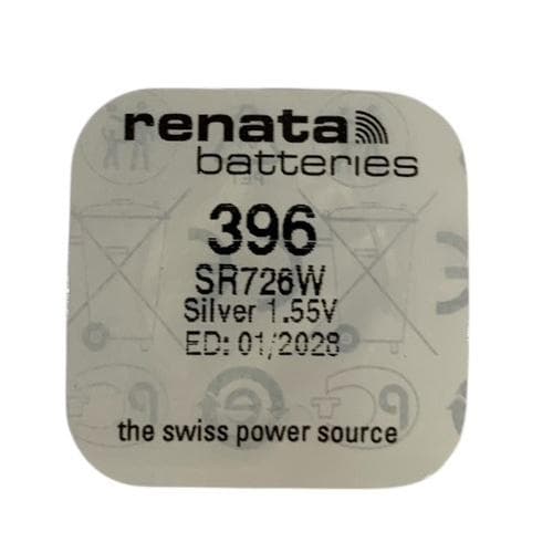 ถ่านกระดุม Renata 396 / SR726W ของแท้ 1.55V แบ่งจําหน่าย 1เม็ด,5เม็ด