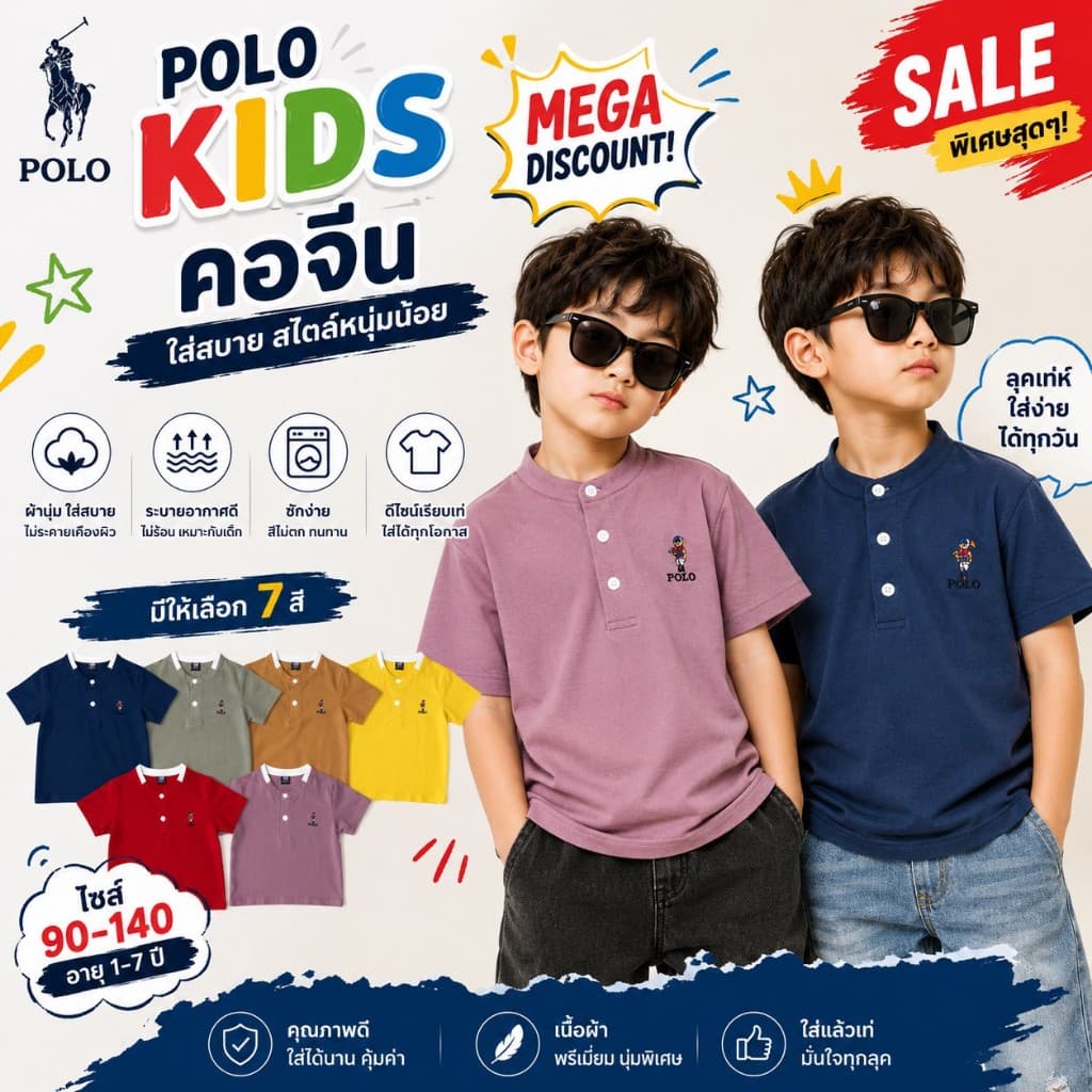 🌀เสื้อคอจีนปักหมีเด็กชาย ผ้าไม่หนาไม่บาง กําลังดี ใส่สบายค่ะ
