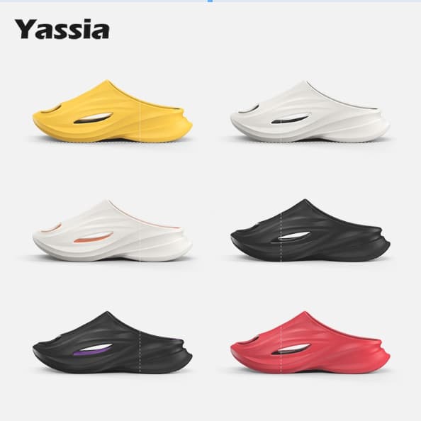 YASSIA Pojie, รองเท้าแตะ EVA ชายหญิง, พื้นหนา, ระบายอากาศ, ซัพพอร์ตเท้า, น้ําหนักเบา, นุ่มเด้ง, กันลื่น,…