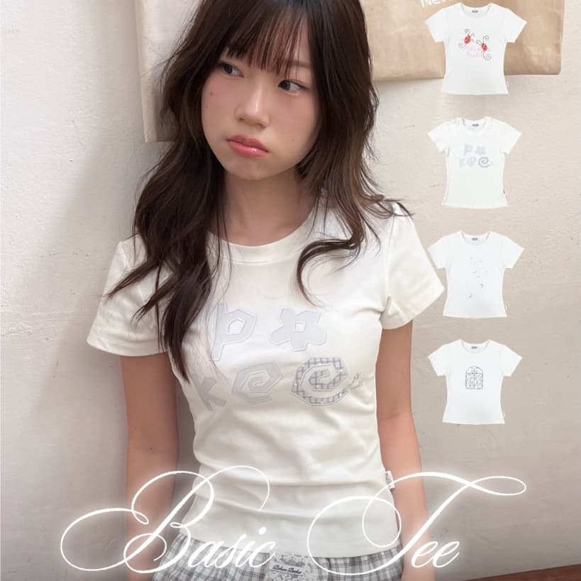 POKEE | BASIC TEE รุ่นใหม่ทรงเบสิค ตัวยาว