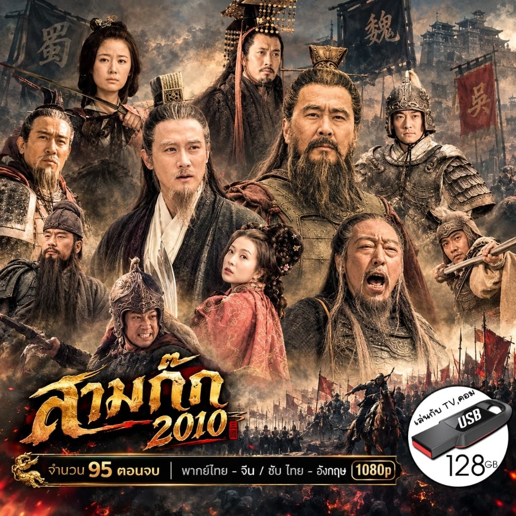 USB สามก๊ก 2010 Three Kingdoms (พากย์ไทย/จีน/ซับไทย) เล่นกับ TV,คอม ไฟล์หนัง HD1080p flashdrive รูปที่ 1