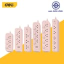 Deli ปลั๊กไฟ USB ปลั๊ก 3ขา 2300W มอก สวิตช์ปิด-เปิด ตัดไฟได้ สายยาว 3m รับประกันนาน 3ปี Power Socket