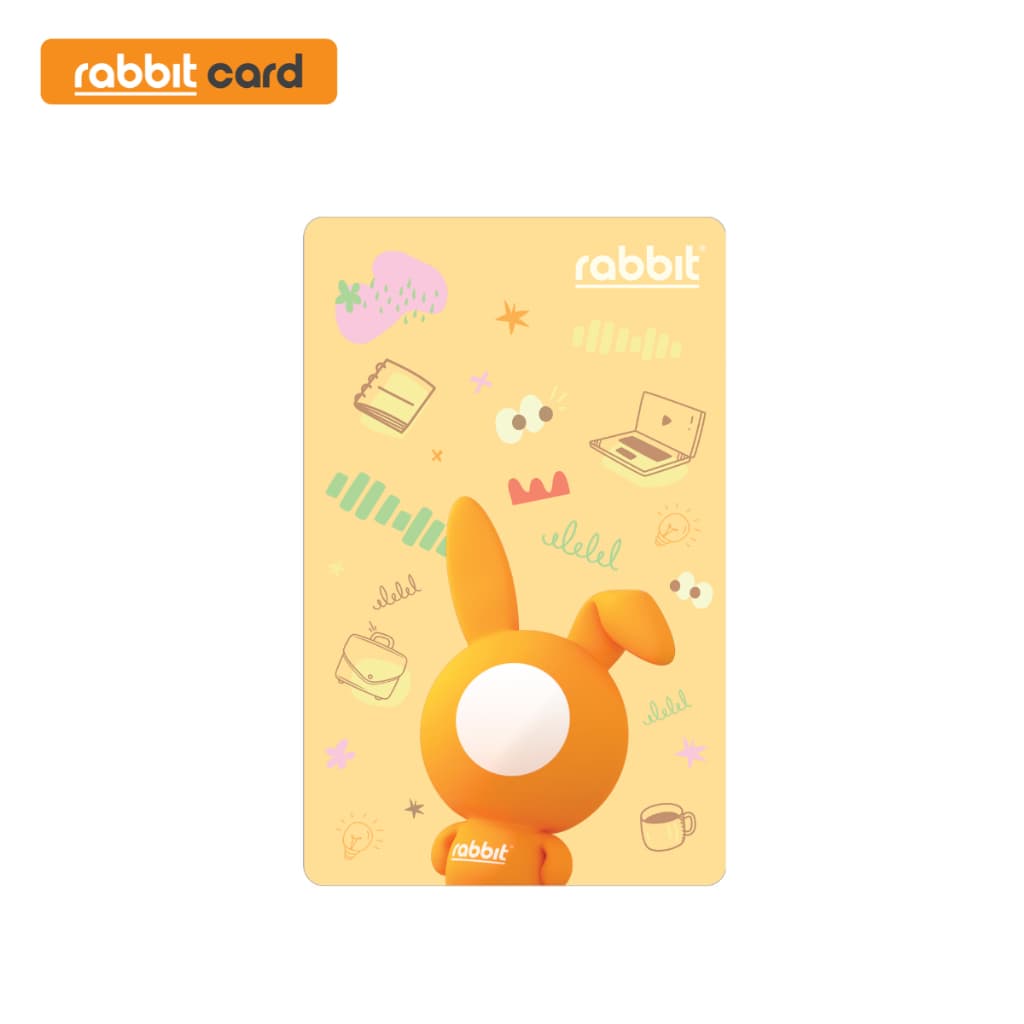 Rabbit Card บัตรแรบบิทพิเศษสําหรับบุคคลทั่วไป 2025 (YELLOW) (OL25-002)