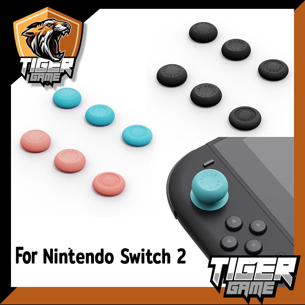 Skull & Co. Thumb Grip Set สําหรับ Nintendo Switch 2 (ที่ครอบอนาล็อก Switch2)(จุกจอย switch2)(ที่ครอบอนาล็อค…