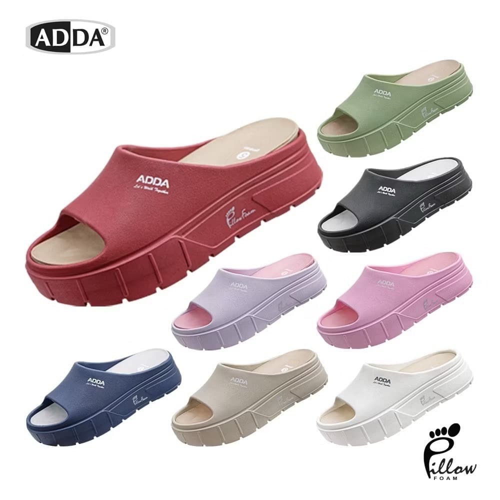 รองเท้าแตะลําลอง รองเท้าแตะแบบสวมผู้หญิง ADDA Pillow Foam รุ่น 5PF12W1 (ไซส์ 4-7)