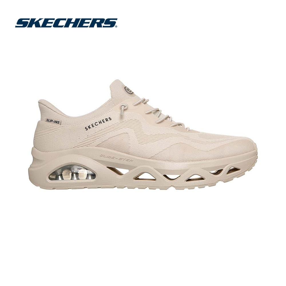 Skechers สเก็ตเชอร์ส รองเท้าผู้ชาย Men Street Uno Glide-Step Shoes - 183421-NAT (latest)