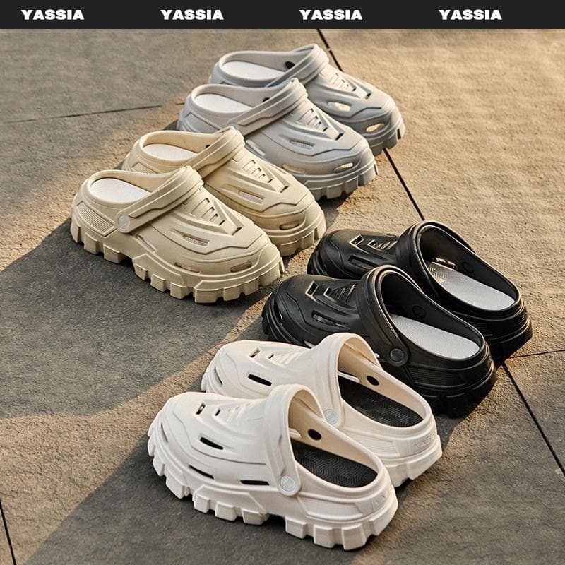 รองเท้าแตะผู้ชาย YASSIA Starship พื้นหนา พื้นสูง กันลื่น ใส่สบาย เบา ทนทาน