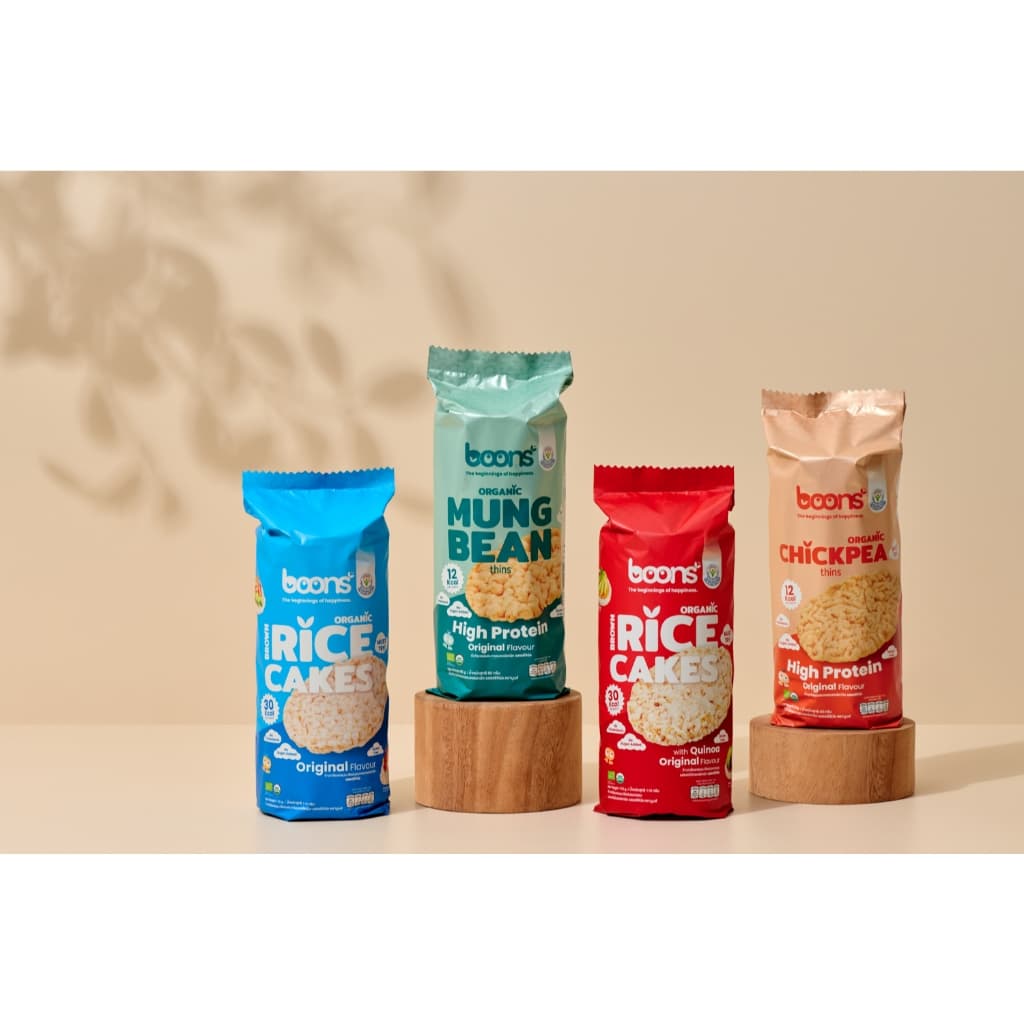 ตะกร้า Boons!!! Rice Cakes/High Protein Thins โปรตีนสูง ไม่มีกลูเตน-เลือกรสชาติได้ (แพ็ค 2)