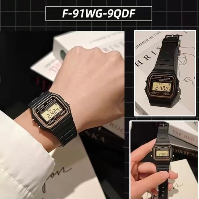 F91W/F94Wนาฬิกาผู้ชาย ผู้หญิง ข้อมือเด็ก สปอร์ต กันน้ําได้ Standard นาฬิกาจากญี่ปุ่น คู่รัก