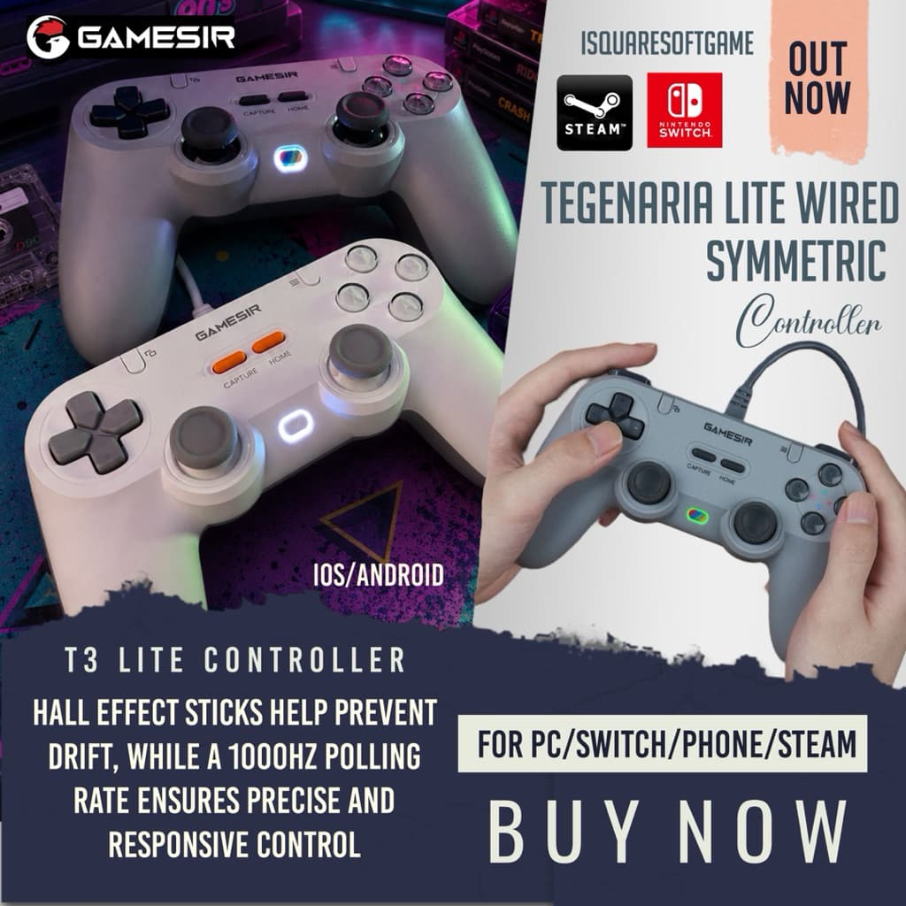 🛵 Fast Delivery! ️GameSir Tegenaria Lite Wired Symmetric Game Controller
