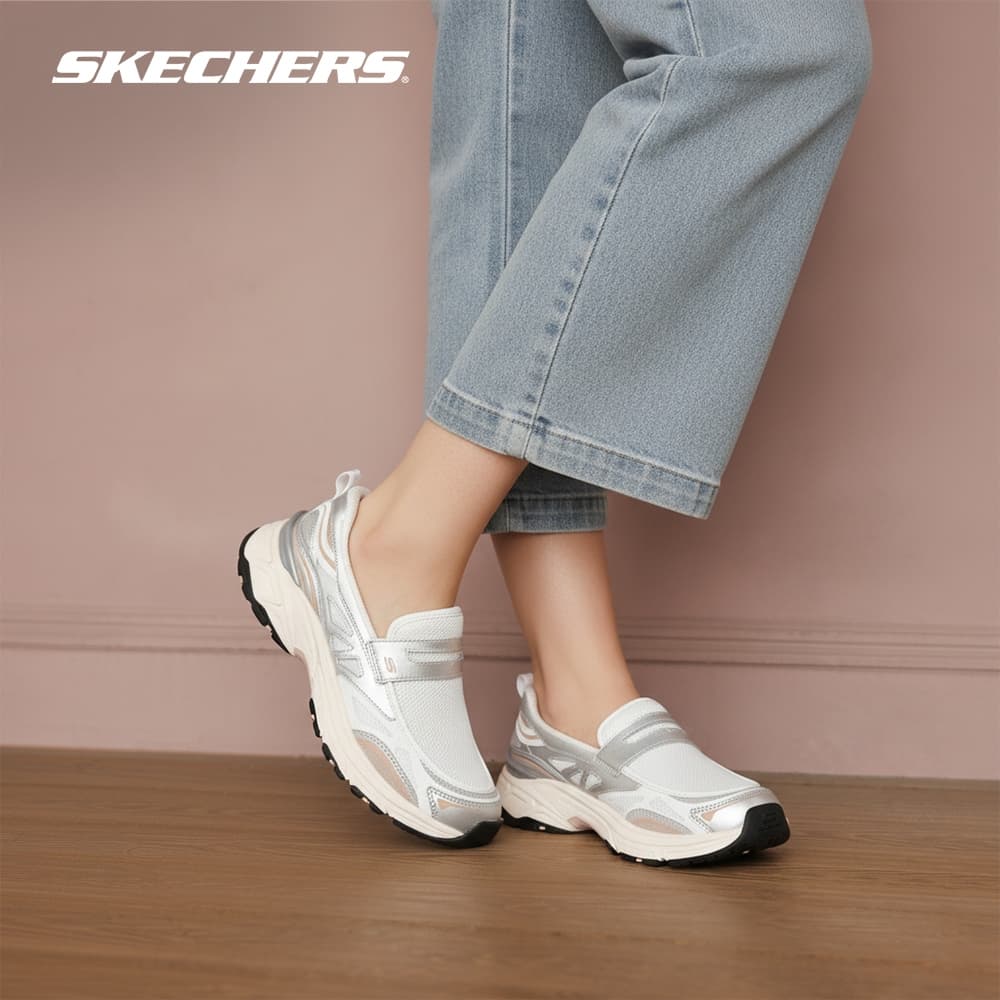 Skechers สเก็ตเชอร์ส รองเท้าลําลองผู้หญิง Women Slip-ins Sport Stamina Sport Instant Icon Casual Shoes -…