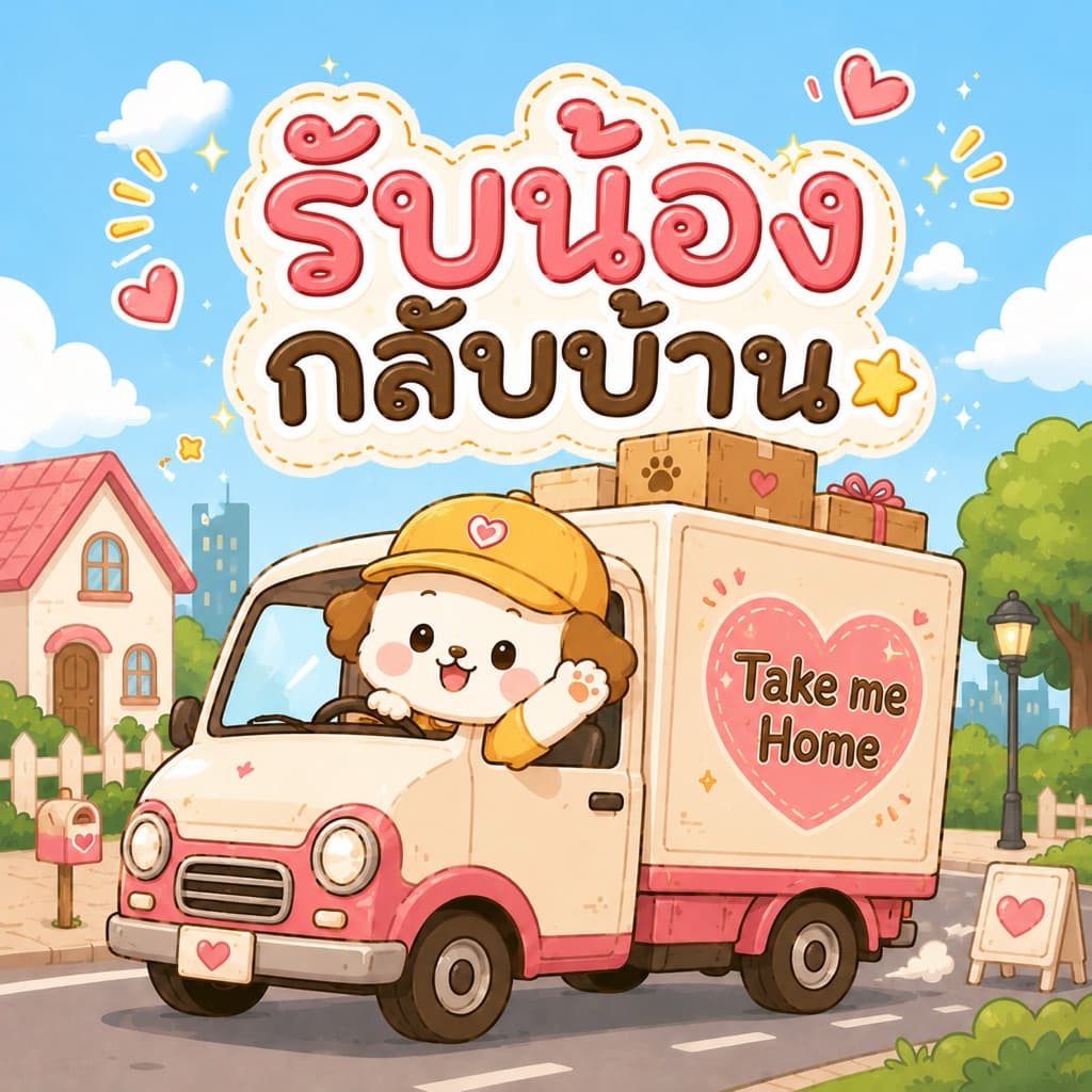 🚚 รับน้องกลับบ้านกันน้า 📦